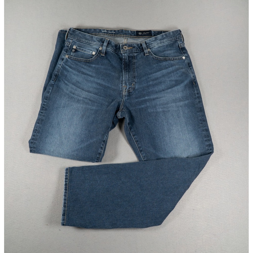 AG Adriano Goldschmied Mens Everett Slim Straight Leg Jeans Blue 32x32 Classic
